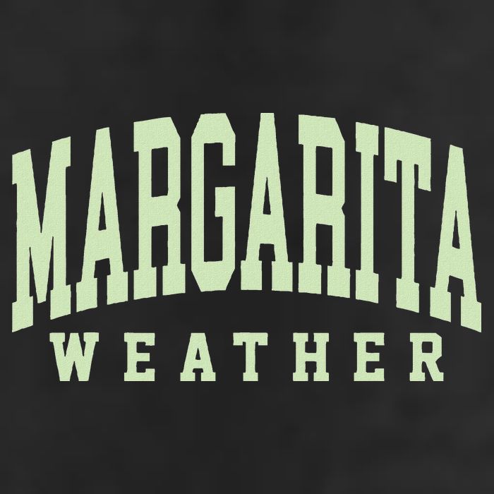 Margarita Weather Funny Cinco De Mayo Margarita Mexico Time 7 Panel Mesh Trucker Snapback Hat