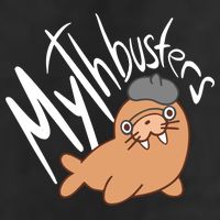 Mythbusters Walrus Funny Garment-Dyed Heavyweight T-Shirt