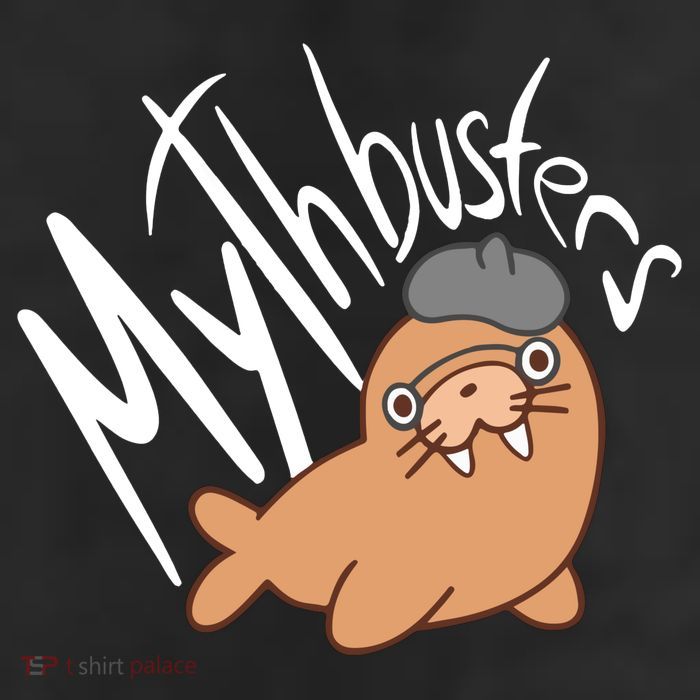 Mythbusters Walrus Funny Garment-Dyed Heavyweight T-Shirt