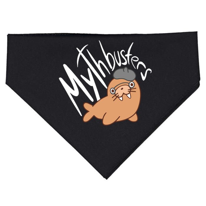 Mythbusters Walrus Funny USA-Made Doggie Bandana