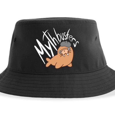 Mythbusters Walrus Funny Sustainable Bucket Hat