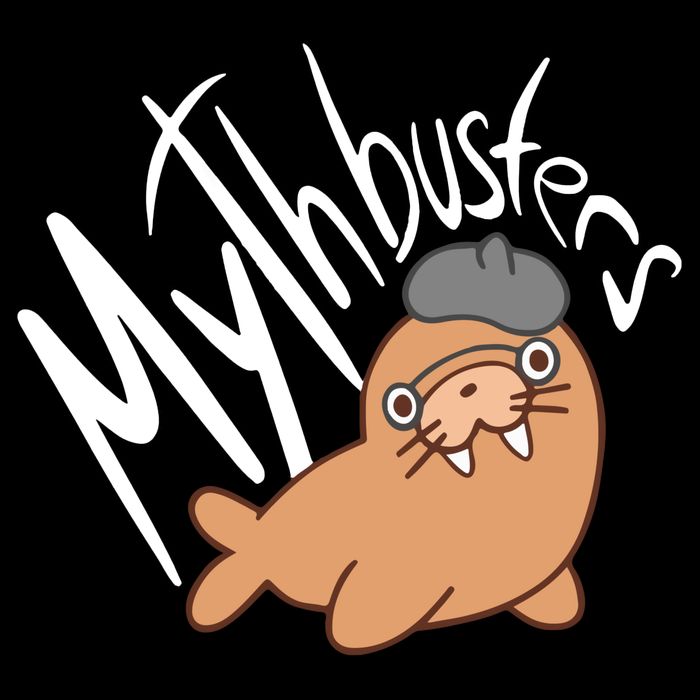 Mythbusters Walrus Funny 7-Panel Snapback Hat
