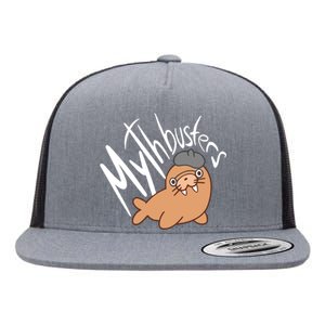 Mythbusters Walrus Funny Flat Bill Trucker Hat