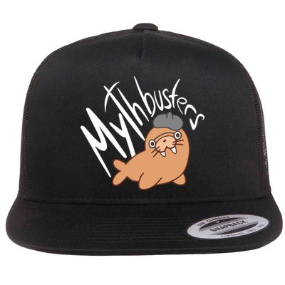 Mythbusters Walrus Funny Flatbill Hat