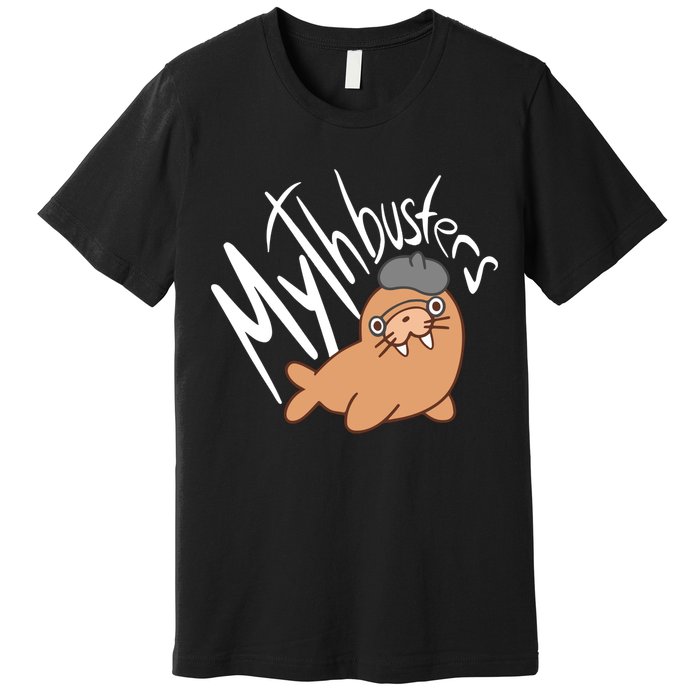 Mythbusters Walrus Funny Premium T-Shirt