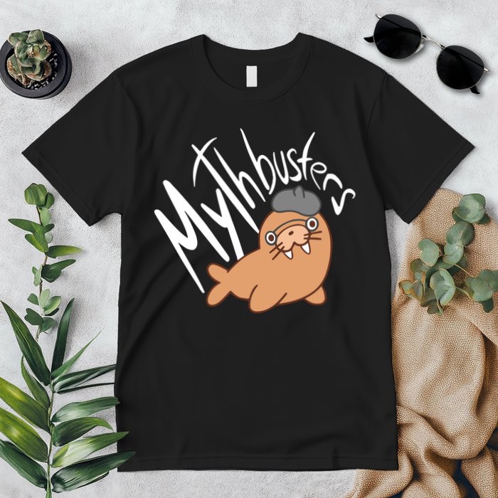 Mythbusters Walrus Funny Premium T-Shirt