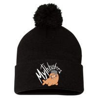 Mythbusters Walrus Funny Pom Pom 12in Knit Beanie