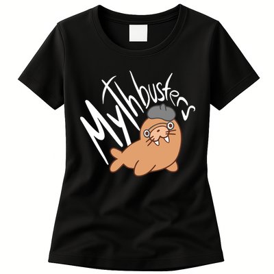 Mythbusters Walrus Funny Womens T-Shirt
