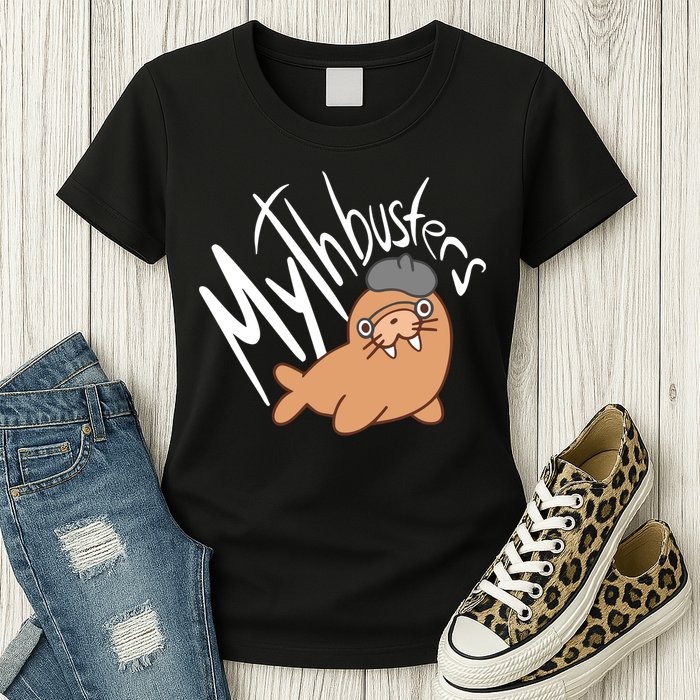 Mythbusters Walrus Funny Womens T-Shirt