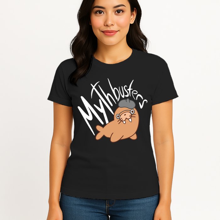 Mythbusters Walrus Funny Womens T-Shirt