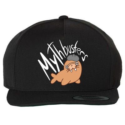 Mythbusters Walrus Funny Wool Snapback Cap