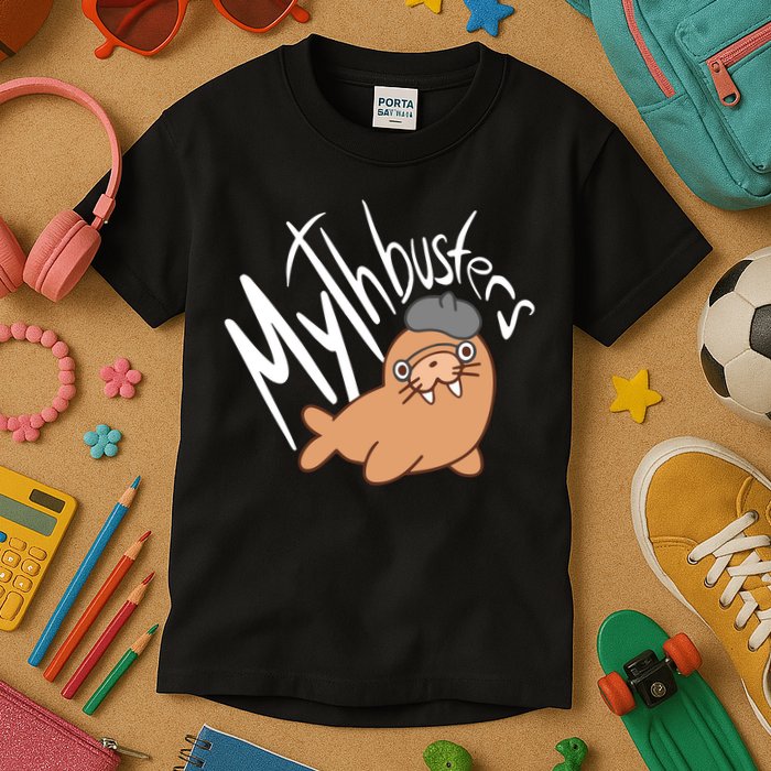 Mythbusters Walrus Funny Kids T-Shirt