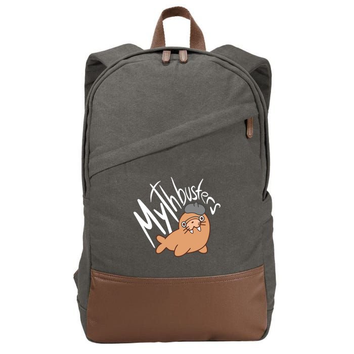 Mythbusters Walrus Funny Cotton Canvas Backpack