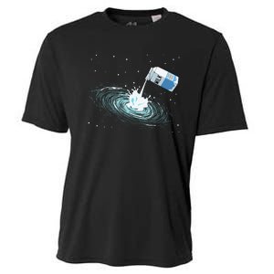 Milky Way Funny Cute Space Astronomy Galaxy Pun Graphic Milk Cooling Performance Crew T-Shirt