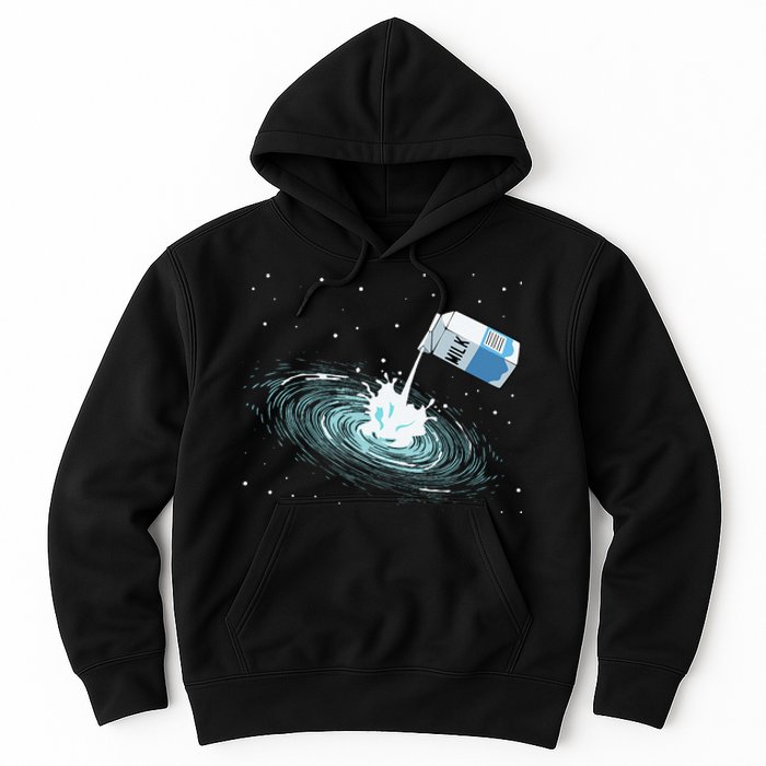 Milky Way Funny Cute Space Astronomy Galaxy Pun Graphic Milk Hoodie