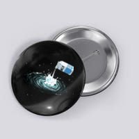 Milky Way Funny Cute Space Astronomy Galaxy Pun Graphic Milk Button