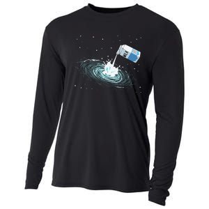 Milky Way Funny Cute Space Astronomy Galaxy Pun Graphic Milk Cooling Performance Long Sleeve Crew