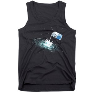 Milky Way Funny Cute Space Astronomy Galaxy Pun Graphic Milk Tank Top