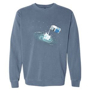 Milky Way Funny Cute Space Astronomy Galaxy Pun Graphic Milk Garment-Dyed Sweatshirt