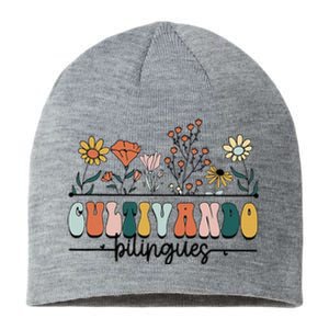 Maestra Wild Flowers Cultivando Bilingues Spanish Teacher Sustainable Beanie