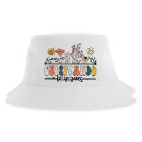 Maestra Wild Flowers Cultivando Bilingues Spanish Teacher Sustainable Bucket Hat