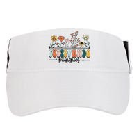 Maestra Wild Flowers Cultivando Bilingues Spanish Teacher Adult Drive Performance Visor