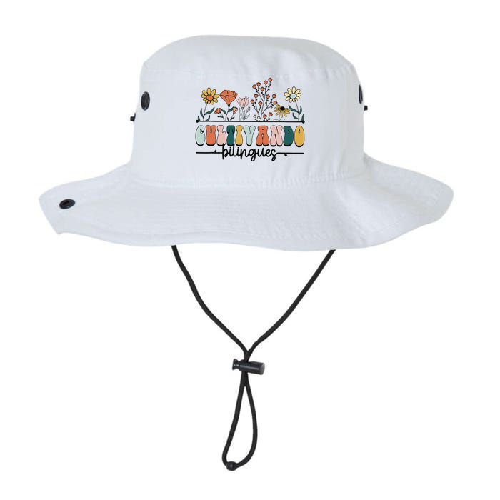 Maestra Wild Flowers Cultivando Bilingues Spanish Teacher Legacy Cool Fit Booney Bucket Hat