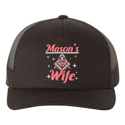 Mason's Wife Freemason Mason Freemasonry Premium Yupoong Adult 5-Panel Trucker Hat