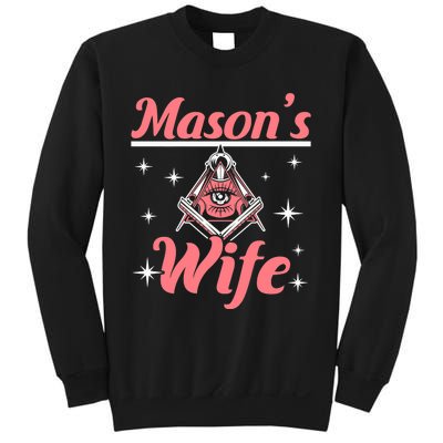 Mason's Wife Freemason Mason Freemasonry Premium Sweatshirt