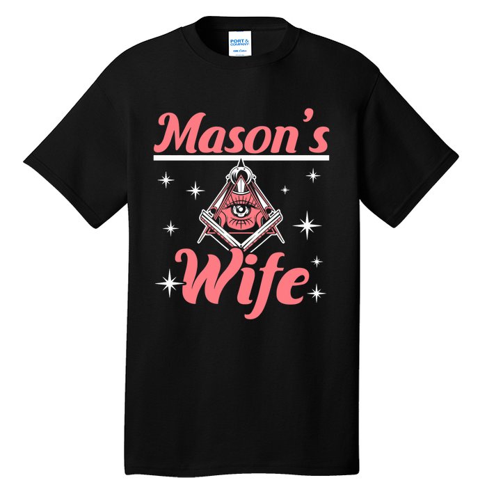 Mason's Wife Freemason Mason Freemasonry Premium Tall T-Shirt