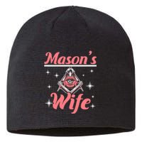 Mason's Wife Freemason Mason Freemasonry Premium Sustainable Beanie