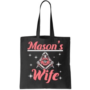 Mason's Wife Freemason Mason Freemasonry Premium Tote Bag