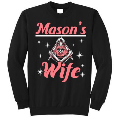 Mason's Wife Freemason Mason Freemasonry Premium Tall Sweatshirt