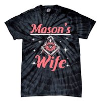 Mason's Wife Freemason Mason Freemasonry Premium Tie-Dye T-Shirt