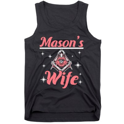 Mason's Wife Freemason Mason Freemasonry Premium Tank Top