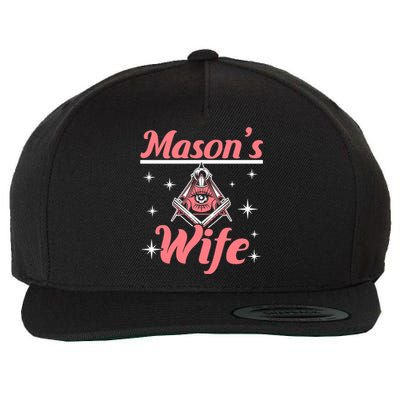 Mason's Wife Freemason Mason Freemasonry Premium Wool Snapback Cap