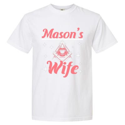 Mason's Wife Freemason Mason Freemasonry Premium Garment-Dyed Heavyweight T-Shirt