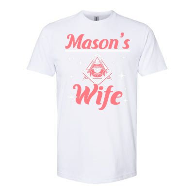 Mason's Wife Freemason Mason Freemasonry Premium Softstyle® CVC T-Shirt