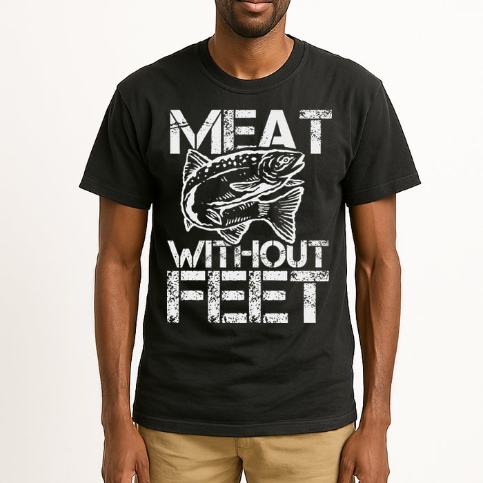 Meat Without Feet T For Fishers And Pescatarians Tall T-Shirt