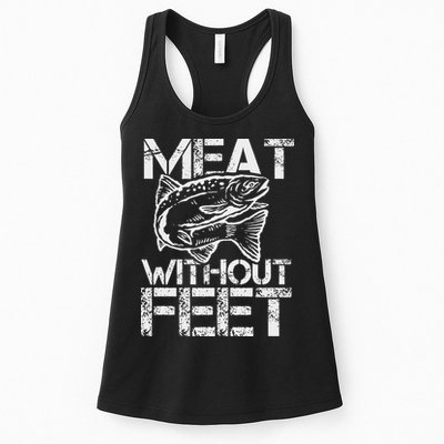 Meat Without Feet T For Fishers And Pescatarians Womens Tank Top