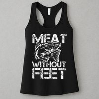 Meat Without Feet T For Fishers And Pescatarians Womens Tank Top