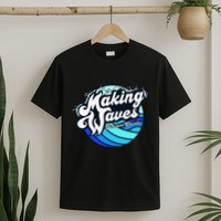 Making Waves Fun And Vibrant Design T-Shirt