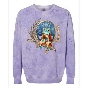 Magic Wizard Frog Fantasy Colorblast Crewneck Sweatshirt