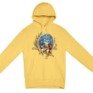 Magic Wizard Frog Fantasy Premium Pullover Hoodie