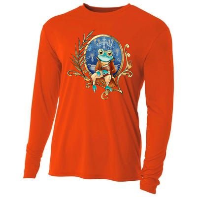 Magic Wizard Frog Fantasy Cooling Performance Long Sleeve Crew