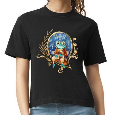 Magic Wizard Frog Fantasy Comfort Colors Boxy T-Shirt