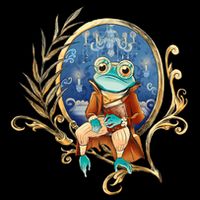 Magic Wizard Frog Fantasy Daily Commute Backpack