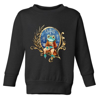 Magic Wizard Frog Fantasy Toddler Sweatshirt