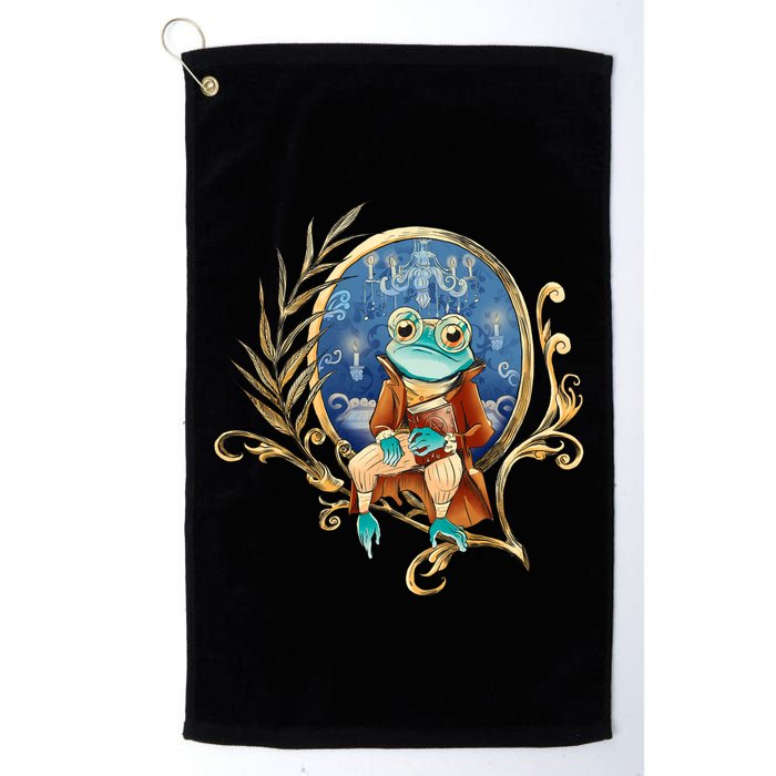 Magic Wizard Frog Fantasy Golf Towel