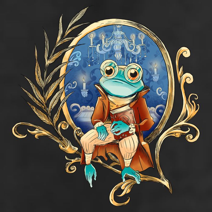 Magic Wizard Frog Fantasy Golf Towel